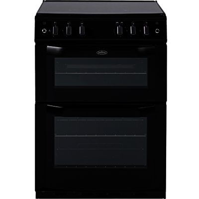 Belling FSG60DO 60cm Gas Double Oven Cooker in Black Belling FSG60DO 60cm Gas Double Oven Cooker in Black